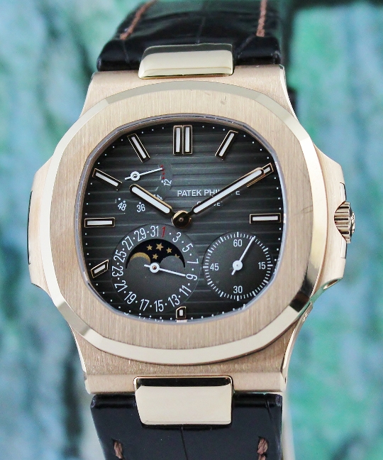(image for) Unpolished Patek Philippe Jumbo Nautilus 18K Rose Gold / 5712R-001